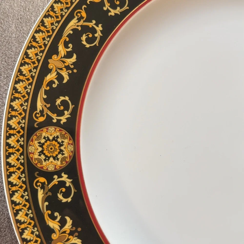 Versace Rosenthal Medusa dinner plate set 4